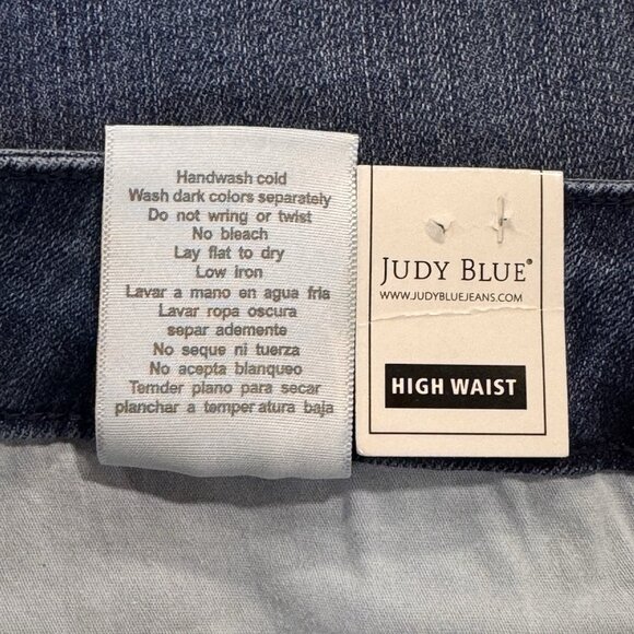 Judy Blue Jeans Women 18W Skinny Fit High Waist Tummy Control Stretch Distressed - Picture 7 of 12